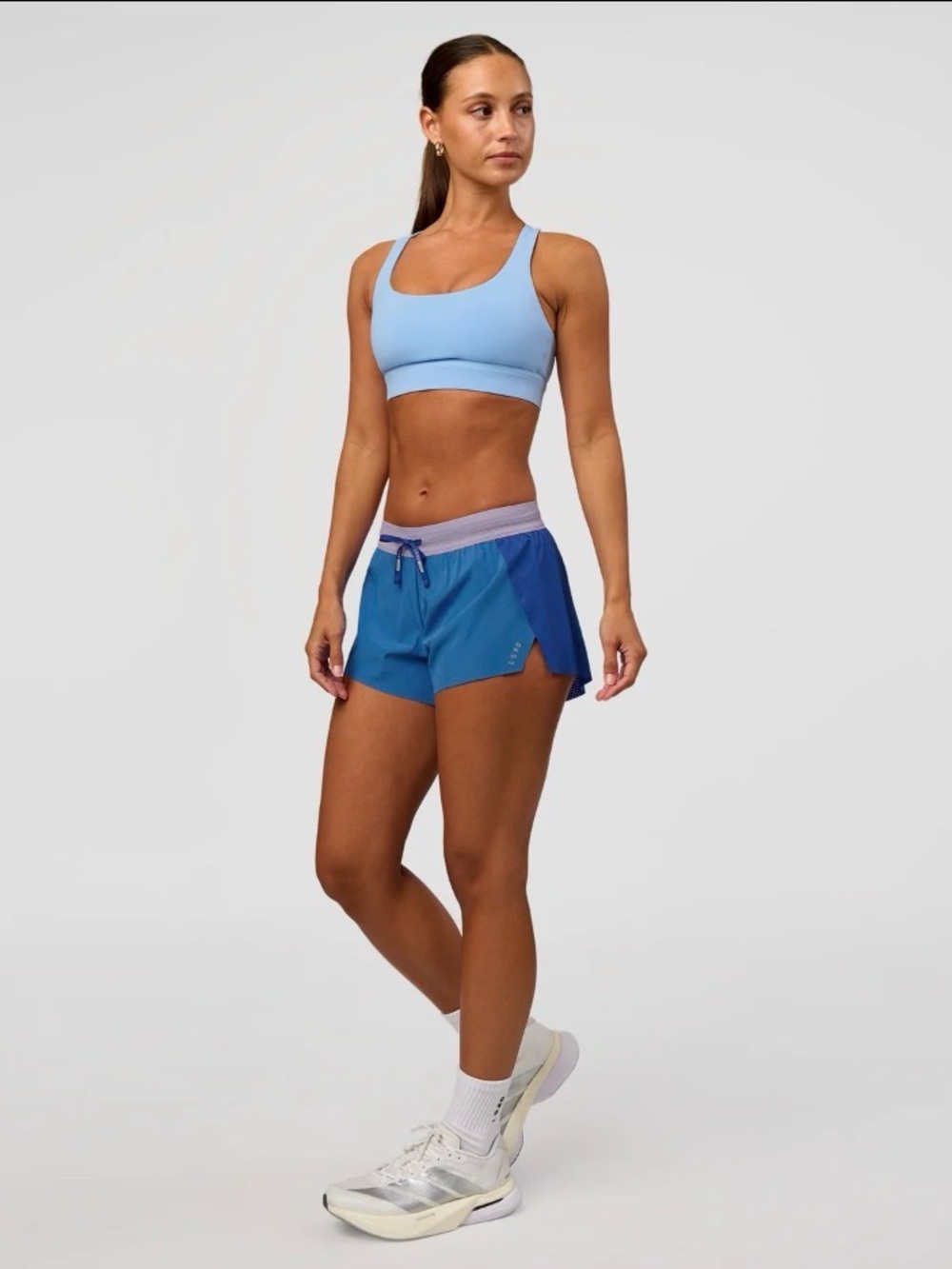 LSKD Accelerate 3" Mid-Rise Running Short - Electric Indigo-Multi